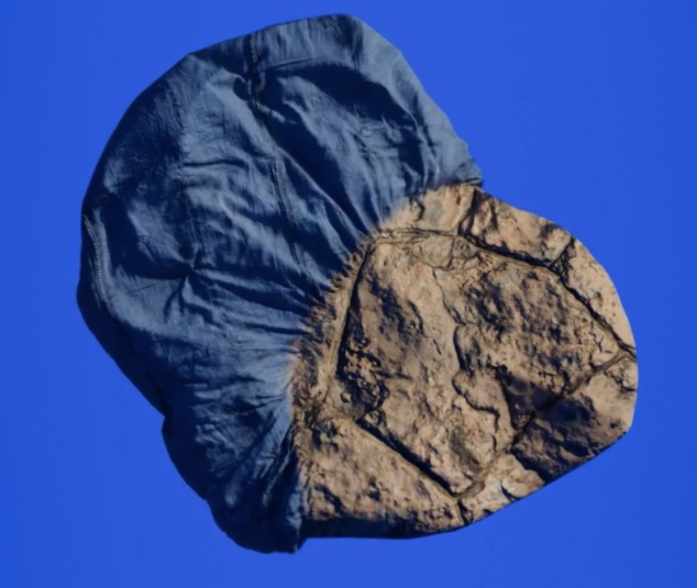 Simulation ROCK to Cloth